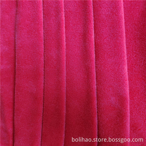 Dyed Shearing Fleece Fabric